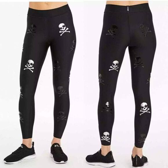 Ultracor High Rise Skull Black Leggings Size XS - Picture 1 of 11